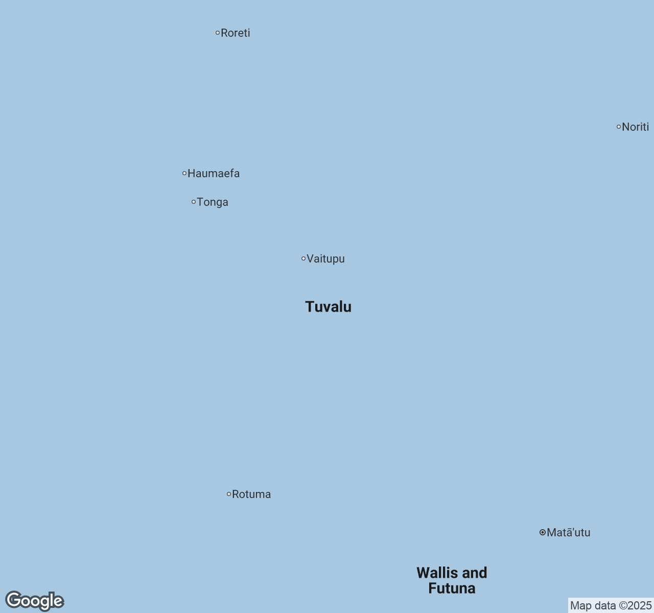 Map of Funafuti